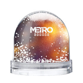 Снежный шар с принтом МЕТРО в Петрозаводске, Пластик | Изображение внутри шара печатается на глянцевой фотобумаге с двух сторон | metro | metro exodus | метро