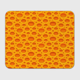 Коврик прямоугольный с принтом Сыр в Петрозаводске, натуральный каучук | размер 230 х 185 мм; запечатка лицевой стороны | Тематика изображения на принте: еда | сыр