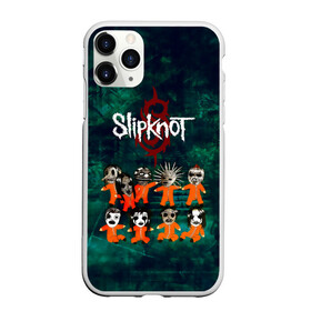 Чехол для iPhone 11 Pro матовый с принтом Группа Slipknot в Петрозаводске, Силикон |  | slipknot | альтернативный метал | грув метал | комбинезон | маска | метал | мрачный | ню метал | рок