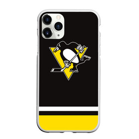 Чехол для iPhone 11 Pro Max матовый с принтом Pittsburgh Penguins 2017 в Петрозаводске, Силикон |  | Тематика изображения на принте: nhl | pittsburgh penguins | спорт | хоккей