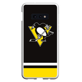 Чехол для Samsung S10E с принтом Pittsburgh Penguins 2017 в Петрозаводске, Силикон | Область печати: задняя сторона чехла, без боковых панелей | Тематика изображения на принте: nhl | pittsburgh penguins | спорт | хоккей