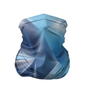 Бандана-труба 3D с принтом Blue abstract в Петрозаводске, 100% полиэстер, ткань с особыми свойствами — Activecool | плотность 150‒180 г/м2; хорошо тянется, но сохраняет форму | 