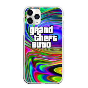 Чехол для iPhone 11 Pro Max матовый с принтом Grand Theft Auto в Петрозаводске, Силикон |  | color | game | gta | абстракция | игра | игрок | линии | узор | цвет