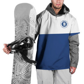Накидка на куртку 3D с принтом Chelsea - Light Blue в Петрозаводске, 100% полиэстер |  | Тематика изображения на принте: челси