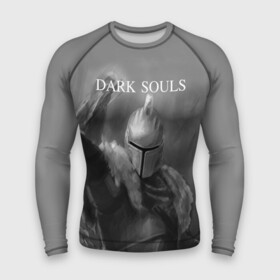 Мужской рашгард 3D с принтом Dark Souls в Петрозаводске,  |  | dark souls | praise the sun | you died | дарк соулс | темные души