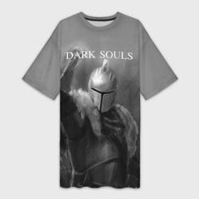 Платье-футболка 3D с принтом Dark Souls в Петрозаводске,  |  | dark souls | praise the sun | you died | дарк соулс | темные души