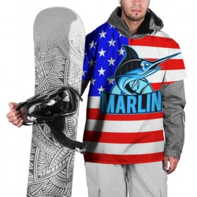 Накидка на куртку 3D с принтом Marlin USA в Петрозаводске, 100% полиэстер |  | Тематика изображения на принте: 
