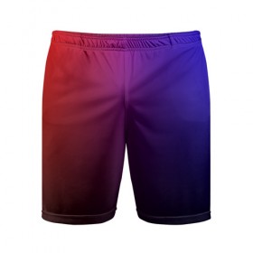 Мужские шорты 3D спортивные с принтом Градиент 3 в Петрозаводске,  |  | градиент | красный | синий | текстура | цвет