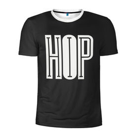 Мужская футболка 3D спортивная с принтом Hip Hop в Петрозаводске, 100% полиэстер с улучшенными характеристиками | приталенный силуэт, круглая горловина, широкие плечи, сужается к линии бедра | Тематика изображения на принте: hip hop | реп | хип хоп