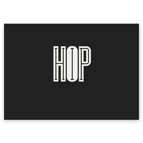 Поздравительная открытка с принтом ХИП ХОП | HIP HOP в Петрозаводске, 100% бумага | плотность бумаги 280 г/м2, матовая, на обратной стороне линовка и место для марки
 | hip hop | реп | хип хоп