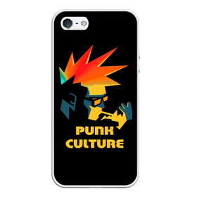 Чехол для iPhone 5/5S матовый с принтом Punk culture в Петрозаводске, Силикон | Область печати: задняя сторона чехла, без боковых панелей | music | punk | ирокез | музыка | панк | панк музыка | рок | рок музыка | суб культура