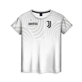 Женская футболка 3D с принтом Juventus в Петрозаводске, 100% полиэфир ( синтетическое хлопкоподобное полотно) | прямой крой, круглый вырез горловины, длина до линии бедер | juve | juventus | юве | ювентус