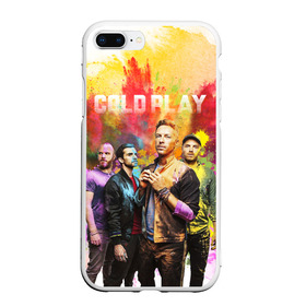 Чехол для iPhone 7Plus/8 Plus матовый с принтом Coldplay в Петрозаводске, Силикон | Область печати: задняя сторона чехла, без боковых панелей | cold play | rock | колд плей | колд плэй | колдплей | колдплэй | рок