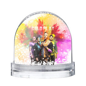 Водяной шар с принтом Coldplay в Петрозаводске, Пластик | Изображение внутри шара печатается на глянцевой фотобумаге с двух сторон | cold play | rock | колд плей | колд плэй | колдплей | колдплэй | рок