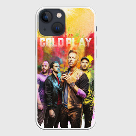Чехол для iPhone 13 mini с принтом Coldplay в Петрозаводске,  |  | cold play | rock | колд плей | колд плэй | колдплей | колдплэй | рок