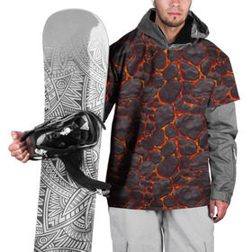 Накидка на куртку 3D с принтом Голем в Петрозаводске, 100% полиэстер |  | Тематика изображения на принте: вулкан | голем | демон | жара | камень | лава | огонь | пламя | солнце