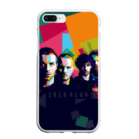Чехол для iPhone 7Plus/8 Plus матовый с принтом Coldplay в Петрозаводске, Силикон | Область печати: задняя сторона чехла, без боковых панелей | cold play | rock | колд плей | колд плэй | колдплей | колдплэй | рок