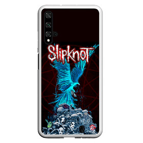 Чехол для Honor 20 с принтом Орел группа Slipknot в Петрозаводске, Силикон | Область печати: задняя сторона чехла, без боковых панелей | Тематика изображения на принте: slipknot | альтернативный метал | андерс | головы | грув метал | колсефни | кори | маска | метал | музыка | ню метал | рок | слипкнот | тейлор