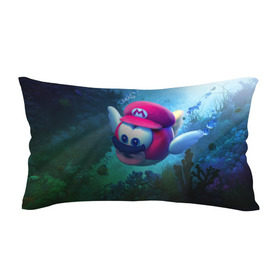 Подушка 3D антистресс с принтом Super Mario / Марио в Петрозаводске, наволочка — 100% полиэстер, наполнитель — вспененный полистирол | состоит из подушки и наволочки на молнии | Тематика изображения на принте: nintendo | марио | нинтендо