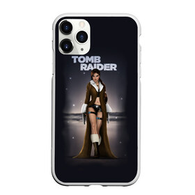 Чехол для iPhone 11 Pro матовый с принтом TOMB RAIDER в Петрозаводске, Силикон |  | game | girl | gun | lara croft | tomb raider | девушка | игра | оружие | пистолет