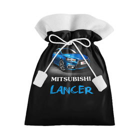 Подарочный 3D мешок с принтом Mitsubishi Lancer в Петрозаводске, 100% полиэстер | Размер: 29*39 см | Тематика изображения на принте: auto | lancer | mitsubishi | авто | автомобиль | водитель | лансер | мицубиси | тачка | японец