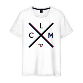 Мужская футболка хлопок с принтом LCM 17 в Петрозаводске, 100% хлопок | прямой крой, круглый вырез горловины, длина до линии бедер, слегка спущенное плечо. | lcm 17 | low cars meet | saint p stance unity