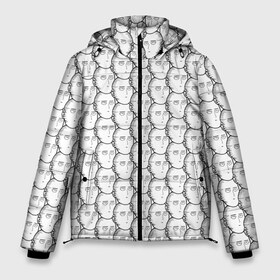 Мужская зимняя куртка 3D с принтом OnePunchMan в Петрозаводске, верх — 100% полиэстер; подкладка — 100% полиэстер; утеплитель — 100% полиэстер | длина ниже бедра, свободный силуэт Оверсайз. Есть воротник-стойка, отстегивающийся капюшон и ветрозащитная планка. 

Боковые карманы с листочкой на кнопках и внутренний карман на молнии. | Тематика изображения на принте: anime | onepunchman | saitama | аниме | ванпанчмен | сайтама
