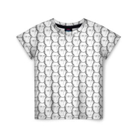 Детская футболка 3D с принтом OnePunchMan в Петрозаводске, 100% гипоаллергенный полиэфир | прямой крой, круглый вырез горловины, длина до линии бедер, чуть спущенное плечо, ткань немного тянется | Тематика изображения на принте: anime | onepunchman | saitama | аниме | ванпанчмен | сайтама