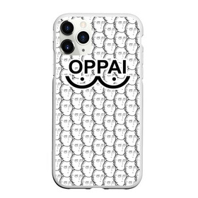 Чехол для iPhone 11 Pro матовый с принтом OPPAI в Петрозаводске, Силикон |  | anime | onepunchman | oppai | saitama | аниме | ванпанчмен | сайтама