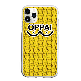 Чехол для iPhone 11 Pro матовый с принтом OPPAI в Петрозаводске, Силикон |  | anime | onepunchman | saitama | аниме | ванпанчмен | сайтама