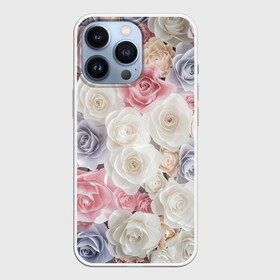 Чехол для iPhone 13 Pro с принтом ЦВЕТЫ   FLOWERS   8 МАРТА в Петрозаводске,  |  | розы | цветы