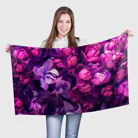 Флаг 3D с принтом Тюльпановый сад в Петрозаводске, 100% полиэстер | плотность ткани — 95 г/м2, размер — 67 х 109 см. Принт наносится с одной стороны | flower | краски | природа | розы | тюльпаны | цветы