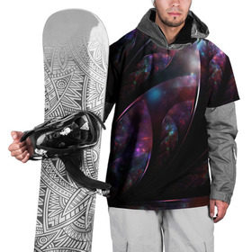 Накидка на куртку 3D с принтом Фантастическая Абстракция в Петрозаводске, 100% полиэстер |  | Тематика изображения на принте: galaxy | planet | star | абстракция | галактика | звезды | космос | ночь | планеты | текстура
