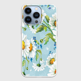 Чехол для iPhone 13 Pro с принтом РОМАШКИ | ЦВЕТЫ | 8 МАРТА в Петрозаводске,  |  | абстракция | геометрия | девушкам | красота | лето | листья | модные | осень | прикольные картинки | природа | растения | розы | ромашки | тренды | тюльпаны | узоры | цветы