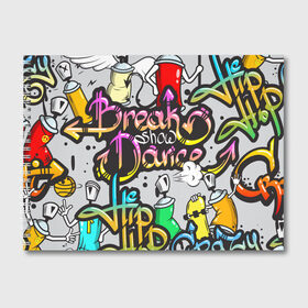 Альбом для рисования с принтом Graffiti в Петрозаводске, 100% бумага
 | матовая бумага, плотность 200 мг. | Тематика изображения на принте: break | dance | graffiti | hip hop | rap | граффити | рэп | скейтборд | хип хоп