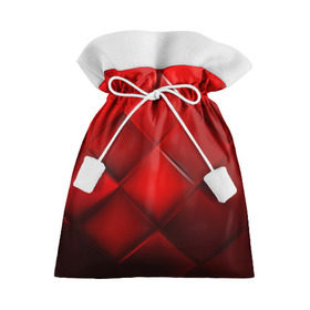 Подарочный 3D мешок с принтом Red squares в Петрозаводске, 100% полиэстер | Размер: 29*39 см | Тематика изображения на принте: абстракция | геометрия | квадрат | текстура