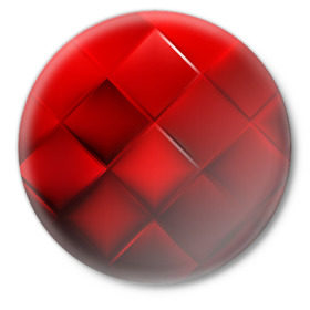 Значок с принтом Red squares в Петрозаводске,  металл | круглая форма, металлическая застежка в виде булавки | Тематика изображения на принте: абстракция | геометрия | квадрат | текстура