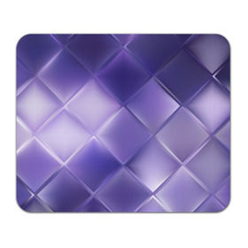 Коврик прямоугольный с принтом Фиолетовые грани в Петрозаводске, натуральный каучук | размер 230 х 185 мм; запечатка лицевой стороны | Тематика изображения на принте: абстракция | геометрия | квадрат | текстура | фиолетовый