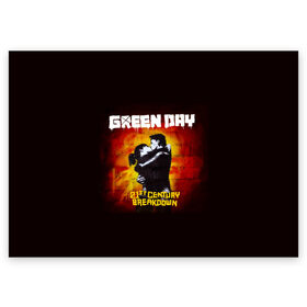 Поздравительная открытка с принтом Поцелуй Green Day в Петрозаводске, 100% бумага | плотность бумаги 280 г/м2, матовая, на обратной стороне линовка и место для марки
 | american idiot | green day | альтернативный | билли джо армстронг | грин дей | группа | зелёный день | майк дёрнт | музыка | панк | поп | поппанк | поцелуй | рок | стена | тре кул