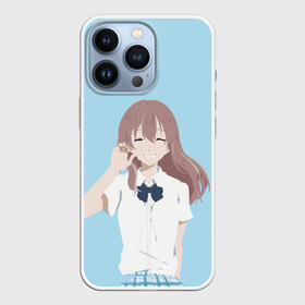 Чехол для iPhone 13 Pro с принтом Форма голоса Koe no katachi 2 в Петрозаводске,  |  | anime | koe no katachi | shouko nishimiya | аниме | анимэ | голос | форма голоса | шоко нишимия