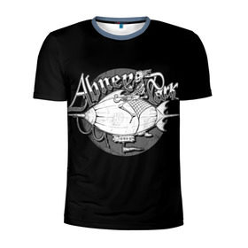 Мужская футболка 3D спортивная с принтом Abney park в Петрозаводске, 100% полиэстер с улучшенными характеристиками | приталенный силуэт, круглая горловина, широкие плечи, сужается к линии бедра | Тематика изображения на принте: стимпанк