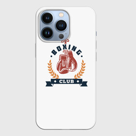 Чехол для iPhone 13 Pro с принтом BOXING CLUB в Петрозаводске,  |  | Тематика изображения на принте: бокс | звезды | клуб | перчатки | чемпион