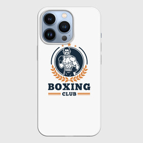 Чехол для iPhone 13 Pro с принтом BOXING CLUB в Петрозаводске,  |  | Тематика изображения на принте: бокс | клуб | перчатки | спорт | чемпион