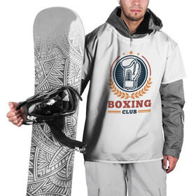 Накидка на куртку 3D с принтом BOXING CLUB в Петрозаводске, 100% полиэстер |  | бокс | перчатки | спорт | чемпион