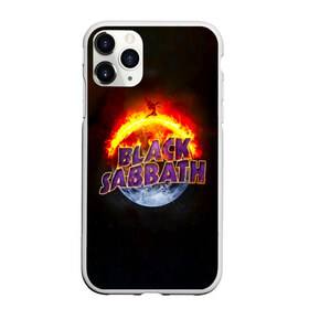 Чехол для iPhone 11 Pro матовый с принтом Black Sabbath земля в огне в Петрозаводске, Силикон |  | black sabbath | группа | метал | надпись | оззи | осборн | хард рок | хеви метал