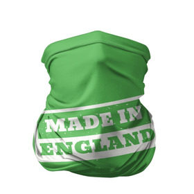 Бандана-труба 3D с принтом Made in England в Петрозаводске, 100% полиэстер, ткань с особыми свойствами — Activecool | плотность 150‒180 г/м2; хорошо тянется, но сохраняет форму | Тематика изображения на принте: англия | надпись | сделано | страна | турист