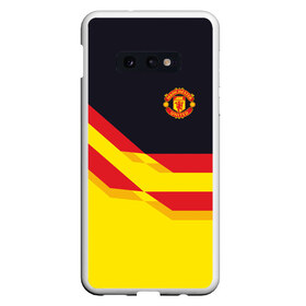 Чехол для Samsung S10E с принтом Manchester United в Петрозаводске, Силикон | Область печати: задняя сторона чехла, без боковых панелей | манчестер юнайтед | эмблема