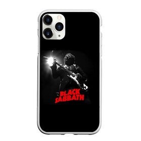 Чехол для iPhone 11 Pro Max матовый с принтом Black Sabbath в Петрозаводске, Силикон |  | black sabbath | ozzy osbourne | билл уорд | гизер батлер | гитара | группа | метал | музыка | надпись | оззи | осборн | песни | рок | солист | тони айомми | хард рок | хеви метал