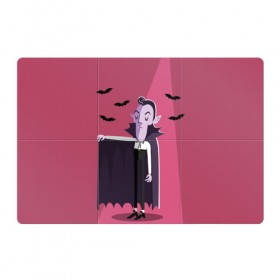 Магнитный плакат 3Х2 с принтом Дракула в Петрозаводске, Полимерный материал с магнитным слоем | 6 деталей размером 9*9 см | dracula | halloween | helloween | вампир | день всех святых | детям | для детей | хеллоуин | хеловин | хэллоуин