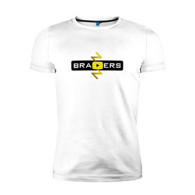 Мужская футболка премиум с принтом Brazzers Video в Петрозаводске, 92% хлопок, 8% лайкра | приталенный силуэт, круглый вырез ворота, длина до линии бедра, короткий рукав | brazzers | бразерс | браззерс | видео